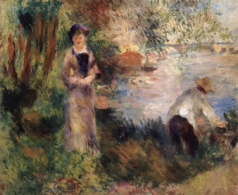 Pierre-Auguste Renoir On Chatou Island oil painting picture